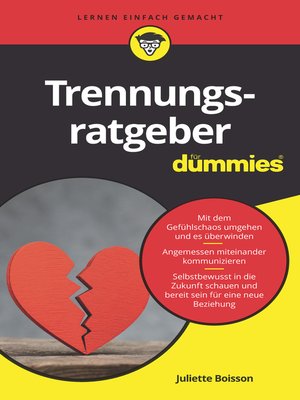 cover image of Trennungsratgeber f&uuml;r Dummies